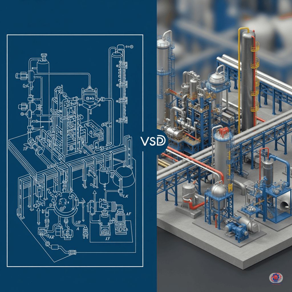 Eepichem_ Conception, schématisation et modélisation 2D, 3D des plans et procédés industriels